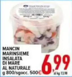 Iper Triscount Mancin Marinsieme Insalata di Mare al Naturale offerta