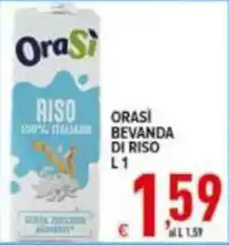 Iper Triscount ORASI BEVANDA DI RISO offerta