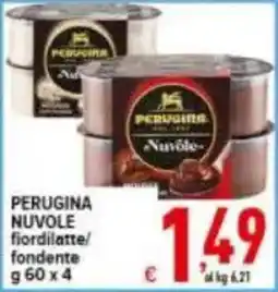 Iper Triscount PERUGINA NUVOLE fiordilatte/fondente offerta
