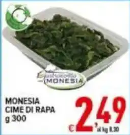 Iper Triscount MONESIA CIME DI RAPA offerta