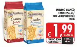 Deco Superstore Mulino Bianco Cracker Salati/Non Salati/Integrali offerta