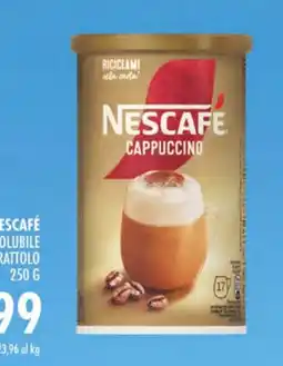 Deco Superstore Nescafé cappuccino solubile barattolo offerta