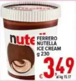 Iper Triscount FERRERO NUTELLA ICE CREAM offerta