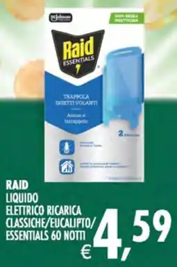 Deco Superstore Raid liquido elettrico ricarica classiche/eucalipto/ essentials offerta