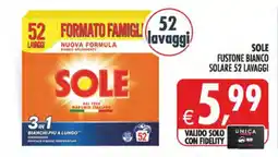 Deco Superstore Sole Fustone Bianco Solare offerta