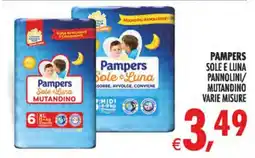 Deco Superstore Pampers Sole e Luna Mutandino offerta
