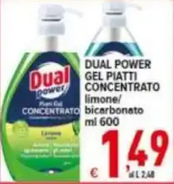 Iper Triscount Dual Power Gel Piatti Concentrato offerta