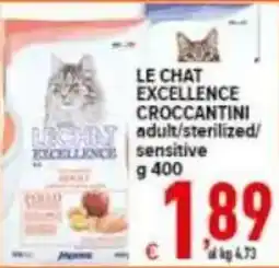 Iper Triscount Le chat excellence croccantini offerta