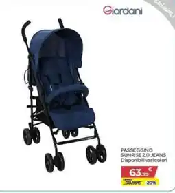 Bimbo Store Giordani PASSEGGINO SUNRISE 2.0 JEANS offerta