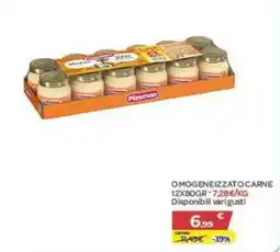 Bimbo Store Omoogeneizzato carne Plasmon offerta