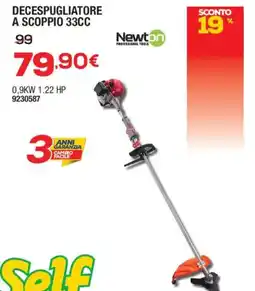 Bricofer Decespugliatore a scoppio 33cc Newton offerta