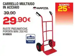 Bricofer CARRELLO MULTIUSO IN ACCIAIO MAYOTA offerta