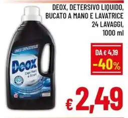 Famila Market Deox Detersivo Liquido offerta