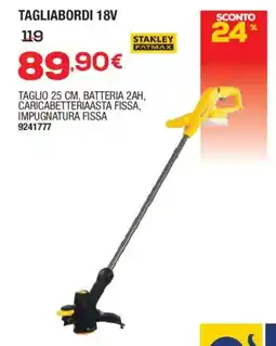 Bricofer TAGLIABORDI 18V STANLEY FATMAX offerta