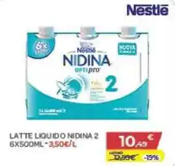 Bimbo Store Latte liquido o Nidina 2 offerta