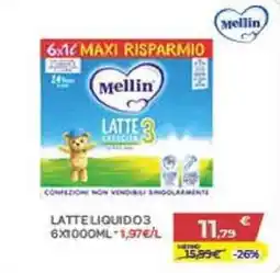 Bimbo Store Mellin Latte Crescita 3 offerta