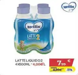 Bimbo Store Mellin Latte Liquido 2 offerta