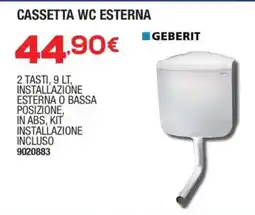 Bricofer CASSETTA WC ESTERNA GEBERIT offerta