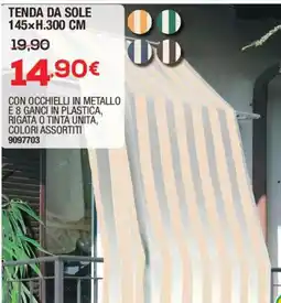 Bricofer TENDA DA SOLE offerta