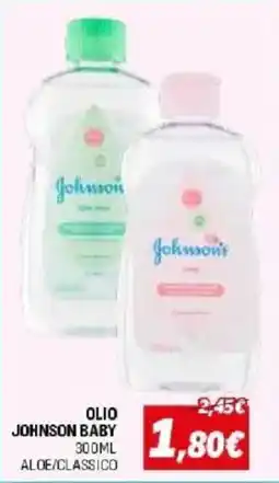 Orizzonte OLIO JOHNSON BABY offerta