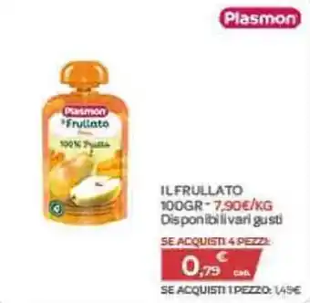 Bimbo Store Plasmon Frullato offerta