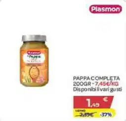 Bimbo Store Pappa completa Plasmon offerta