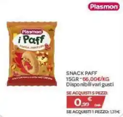Bimbo Store Plasmon i Paff offerta