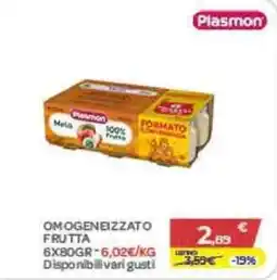 Bimbo Store Plasmon Omogeneizzato Frutta offerta