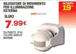 Bricofer Rilevatore di movimento per illuminazione esterna SCS sentinel offerta
