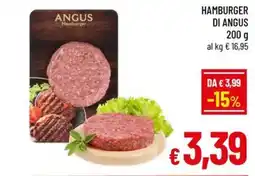 Famila Market Hamburger di Angus offerta