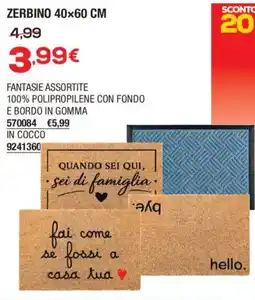Bricofer Zerbino offerta