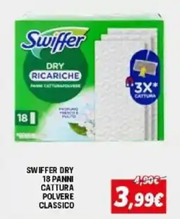 Orizzonte Swiffer Dry Panni Cattura Polvere Classico offerta