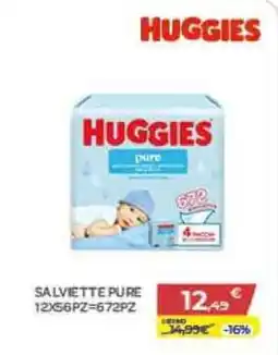 Bimbo Store HUGGIES salviette pure offerta
