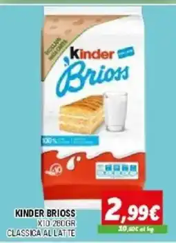 Orizzonte Kinder Brioss Classica al Latte offerta