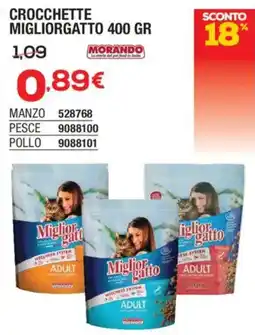 Bricofer Crocchette Migliorgatto offerta