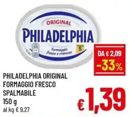 Famila Market PHILADELPHIA ORIGINAL FORMAGGIO FRESCO SPALMABILE offerta