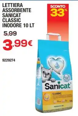 Bricofer Lettiera assorbente Sanicat Classic offerta