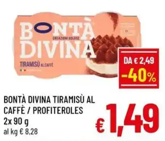 Famila Market BONTÀ DIVINA TIRAMISÙ AL CAFFÈ offerta