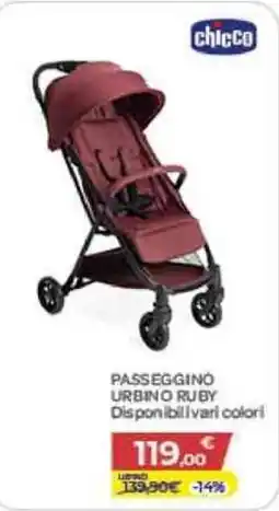 Bimbo Store Passeggino Urbino Ruby chicco offerta