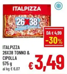 Famila Market ITALPIZZA 26X38 TONNO & CIPOLLA offerta