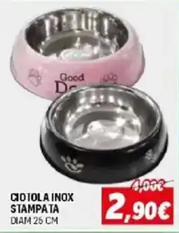 Orizzonte Ciotola inox stampata offerta