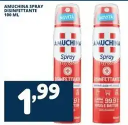 Cossuto AMUCHINA SPRAY DISINFETTANTE offerta