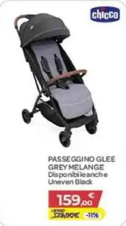 Bimbo Store PASSEGGINO GLEE GREY MELANGE offerta