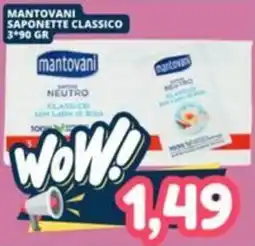 Cossuto Saponette Classico Mantovani offerta