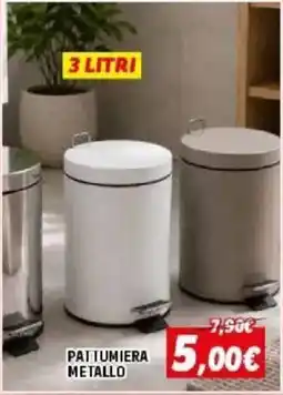 Orizzonte PATTUMIERA METALLO offerta