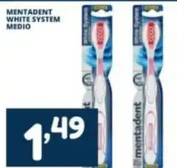 Cossuto Mentadent White System Medio offerta