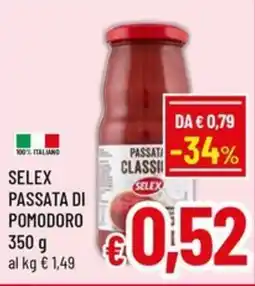 Famila Market SELEX PASSATA DI POMODORO offerta
