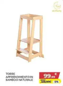 Bimbo Store TORRE APPRENDIMENTO IN BAMBOO NATURALE offerta