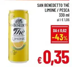 Famila Market San Benedetto Thè Limone offerta