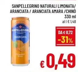 Famila Market Sanpellegrino Aranciata offerta